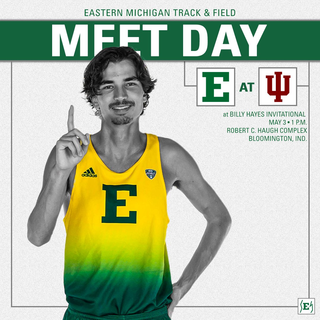 𝗥𝘂𝗻𝗻𝗶𝗻' 𝗳𝗿𝗲𝗲!

🆚Billy Hayes Invitational
🏟️Robert C. Haugh Complex
📍Bloomington, Ind.
🕐1 p.m.
📊tinyurl.com/kenj662r

#EMUEagles | #ChampionsBuiltHere