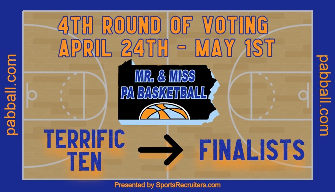 Reminder, the voting for the 2024 Mr. & Miss PA Basketball Finalists closes today at 11 PM! Thank you for the participation, we greatly appreciate it!