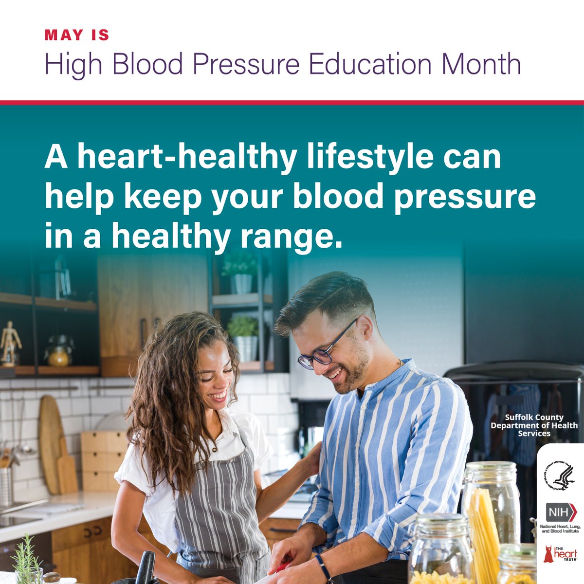 May is #HighBloodPressureMonth! Choosing and preparing foods that are lower in salt and sodium may help prevent or lower high blood pressure. Food labels can help you decide which foods to choose. Find tips on choosing low sodium foods: nhlbi.nih.gov/resources/choo…