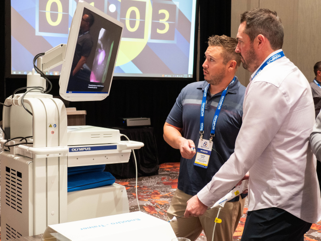 Being able to experience Olympus' new RenaFlex™ Single-use Flexible Ureteroscope in-person was definitely a highlight of my time at this year's Annual Meeting of the Americas! bit.ly/renaflex #urology #AMA24 #OlympusPost