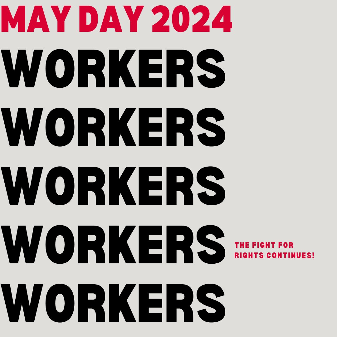 Power to the people today and everyday. #economicjustice #workers #mayday2024