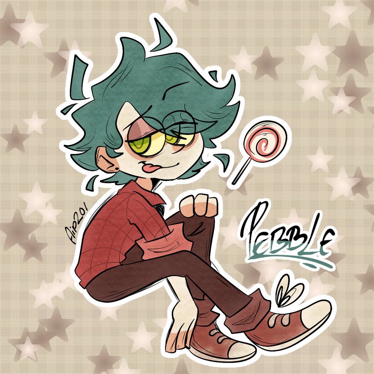 Pebble cause why not~
Got requested to drawing him, by @Darknessr1sings 
#ramshackle #ramshacklefanart