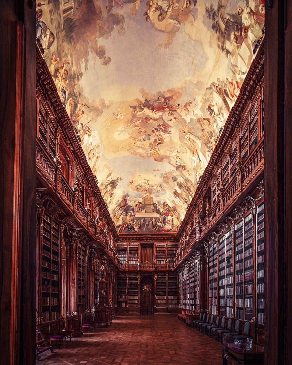 6 - Strahov Monastery Library in Prague. 

Picture by wilga.artphotography