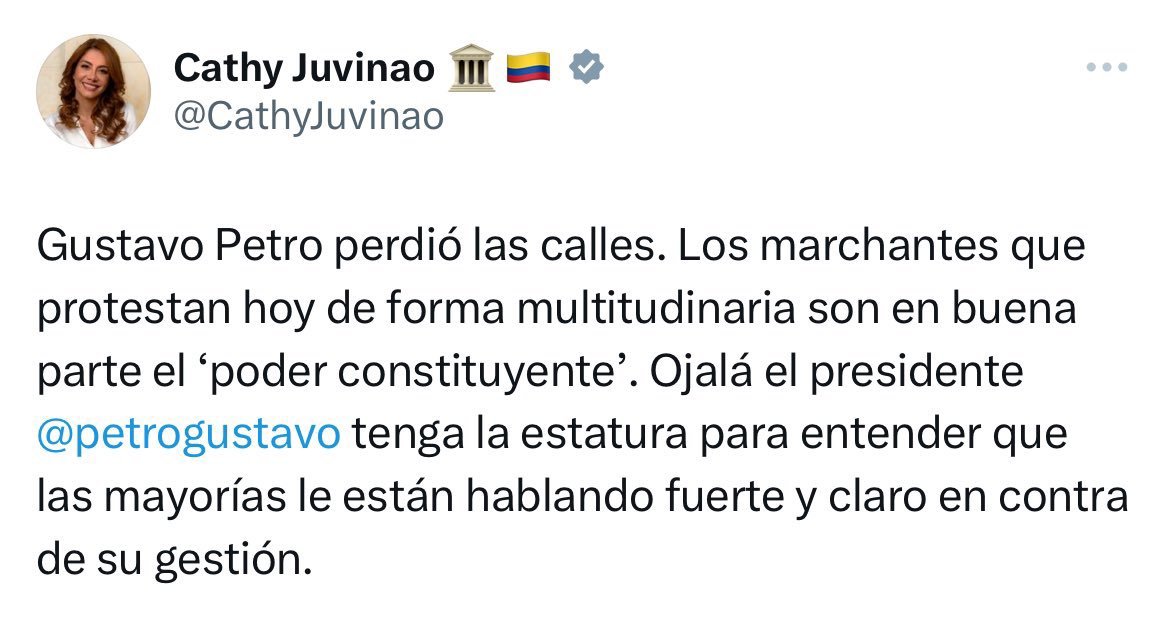 ¿#Juvinao, que #Petro perdió qué?
Hoy no sólo celebramos el #1DeMayo, hoy marchamos en 
apoyo a las reformas y al Gbno del cambio. @petrogustavo 
 #YoLeMarchoAlCambio  #VamosColombia #ReformaALaSalud #ReformaPensional #ReformaLaboral #ReformaAgraria
#ConPetroHastaElFinal.