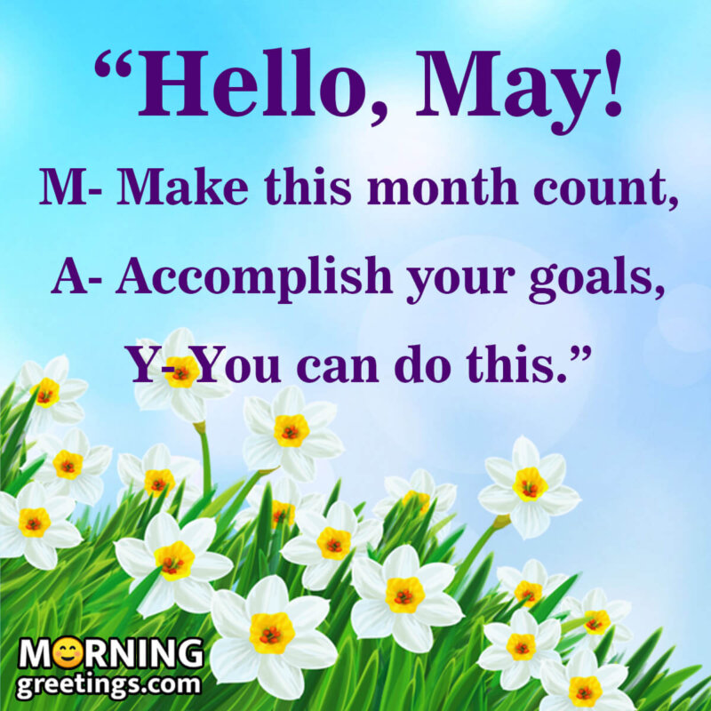 I pray may we all have a blessed month of May in The Lord our only God Amen