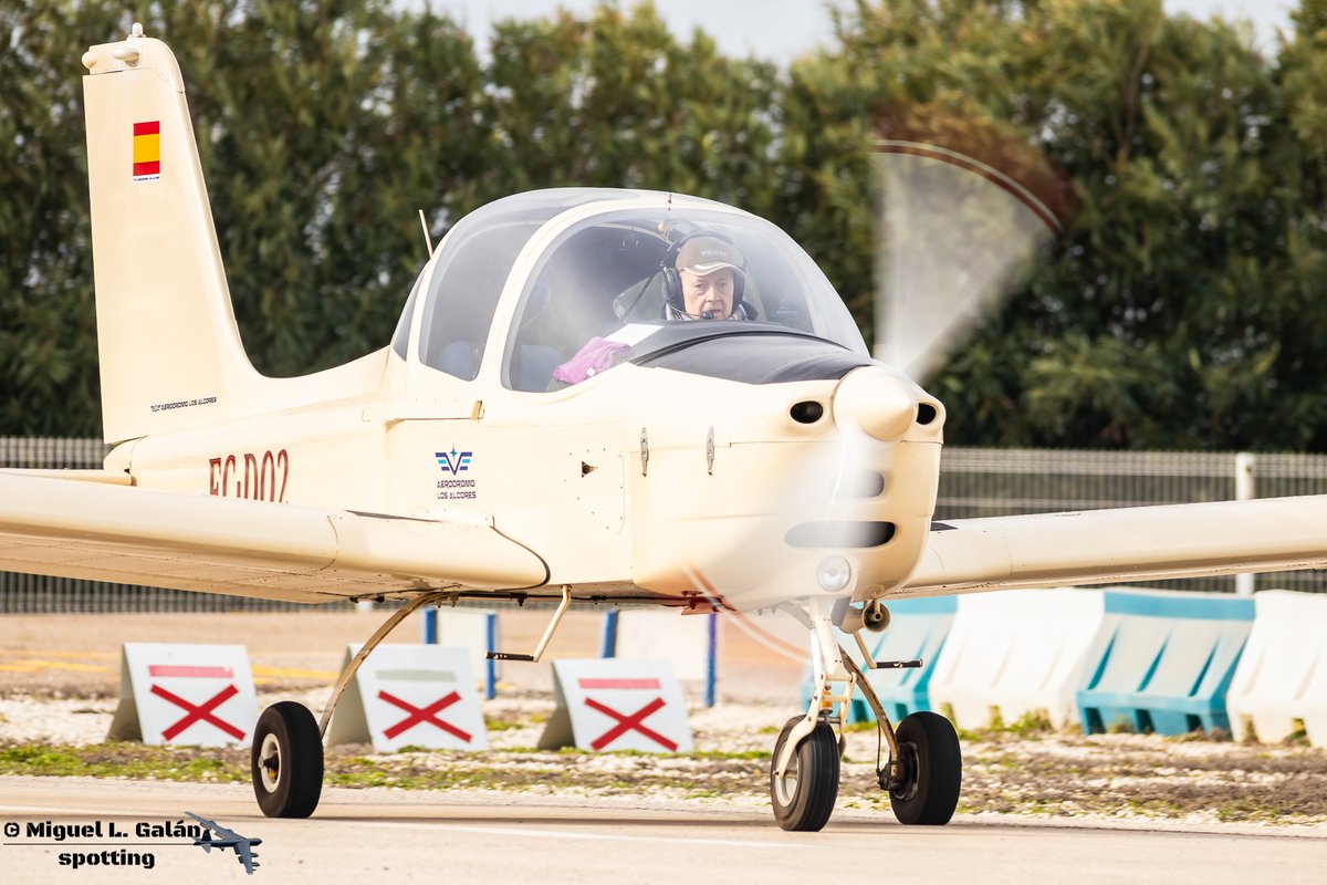 Tecnam P96 Golf EC-DO2, Aerodromo de Los Alcores (Mairena del Alcor-Sevilla). 13-1-2024. #avgeek #planespotting #aviationlovers #tecnamp96 #aerodromolosalcores