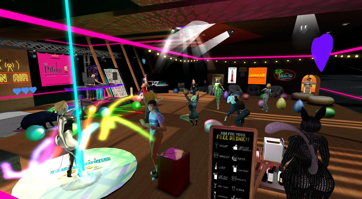 WEDNESDAYS 2 PM
Enjoy the coolest music by DJ Pilou... requests are very welcome :)

NO DRESSING CODE | ANY AVATAR IS WELCOME | NEWBIES FRIENDLY

maps.secondlife.com/secondlife/Mal…

#SecondLife #pinkpanther #livemusic #VirtualReality #beachparty