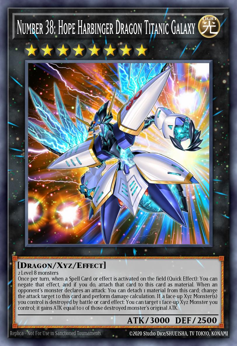 every_ygocard's tweet photo. Number 38: Hope Harbinger Dragon Titanic Galaxy https://t.co/lqNDNi5Jfi