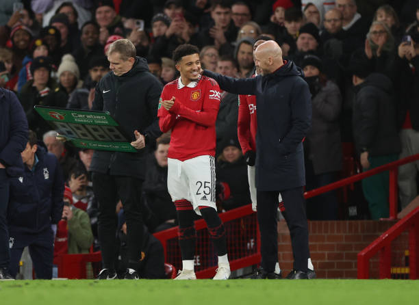 Fair play to Sancho. He played very well today. But, using him to attack #MUFC and ten Hag is very odd. His quality was never in question. He's always been a brilliant technical player, proper street footballer, however just didn't show up enough. Also acting like United…