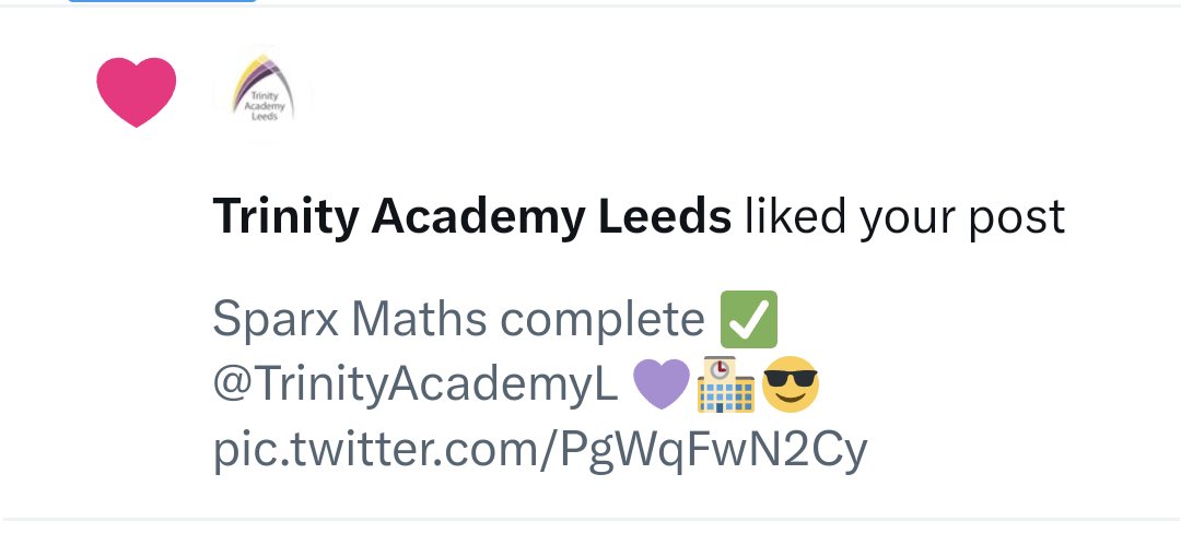 Thx for liking my post TAL love My school so much and I love what all the teachers do for us especially Ms Kay encouraging 7S on sparx reader 😎👍 @Ms