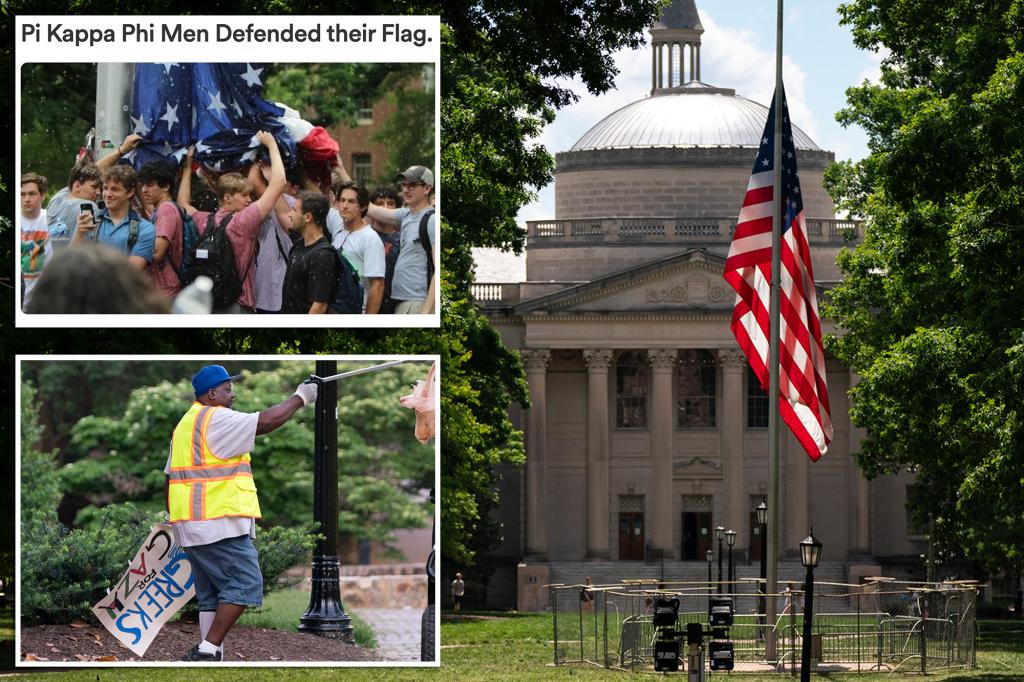 More than $124K raised for UNC frat brothers who protected American flag from anti-Israeli mob trib.al/MYSCTSw