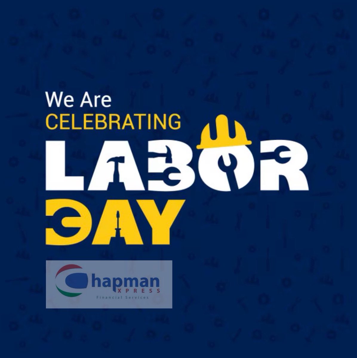 Happy Labour Day! May your dedication continue to fuel your success and happiness. Happy Labour Day to all the amazing workers out there!

#chapmanxpressfinancialservices
#bureaudechange #moneytransfer #cashpowertopup #airtimetopup #eventticketsales