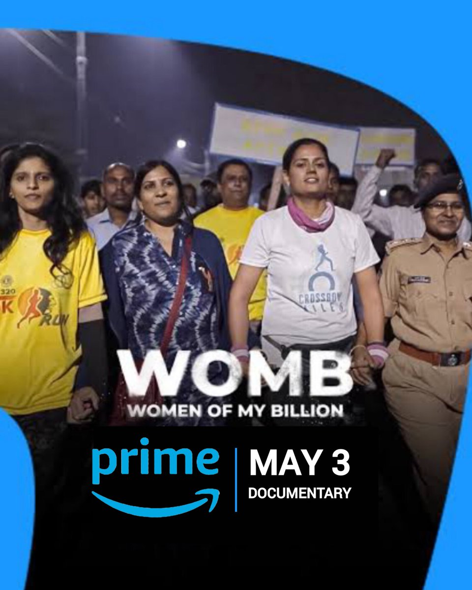 Amazon Original Documentary Film #WOMB: #WomenOfMyBillion Streaming From 3rd May On #PrimeVideo.
Featuring: #SrishtiBakshi, #PragyaPrasunSingh, #DrSangeetaTiwari, #NehaRai & More.
Directed By #AjiteshSharma.

#WomenOfMyBillionOnPrime #WOMB #Documentary #OTTUpdates #AllInOneOTT