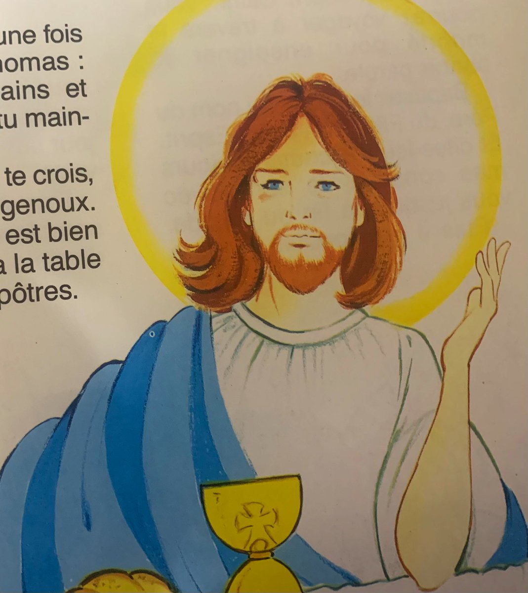 I was digging out old books and I found this « My First Bible » I got when I was a kid 😭😭😭😭😭😂😂😂
Literally every character looks like a doll smh and suddenly you have Jesus looking like Jared Leto