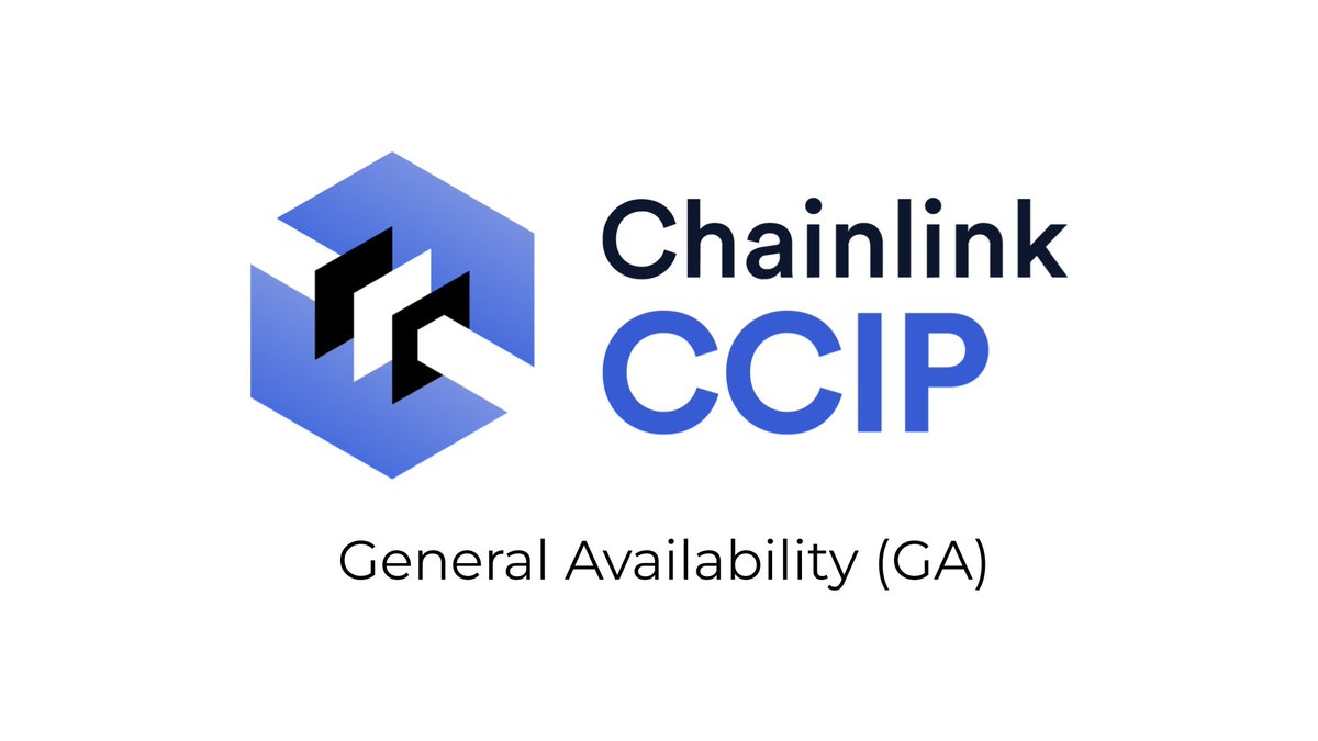 1/ #Chainlink CCIP GA was announced last week. Recap and why this is a big deal.