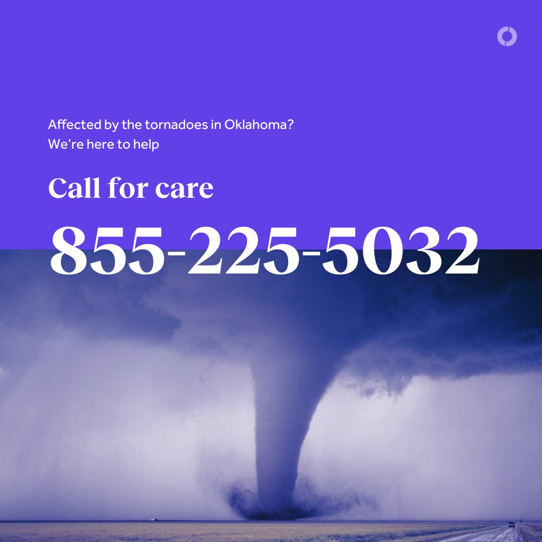 We are offering free, 24/7 general medical telehealth visits to those in Oklahoma impacted by the tornadoes. If you need non-emergency support due to tornadoes, please call us at: 855-225-5032. business.teladochealth.com/newsroom/press…