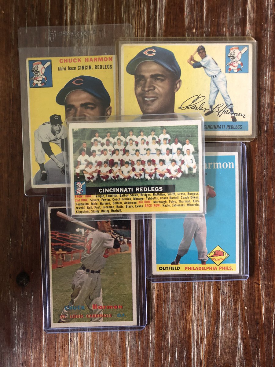 Thank you @WesPothington for the deal on the 1956 Redlegs!  A great addition to my Harmon collection!
