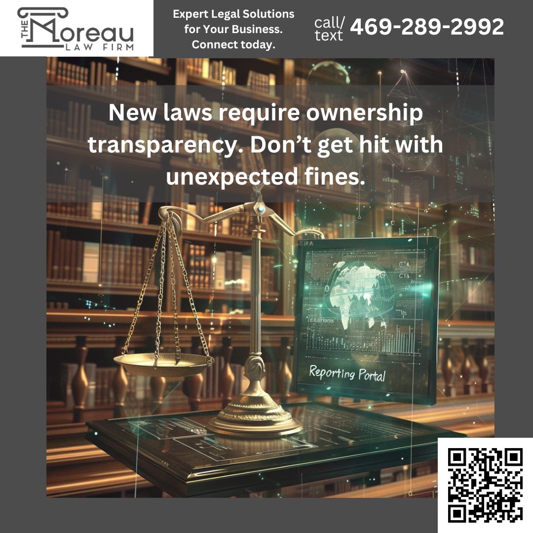 Transparency isn't just a compliance requirement; it's a business strength! 💪 Show your customers and partners you are a leader in ethical business practices. #LeadByExample #TransparentBusiness #CTA2024 themoreaulawfirm.com/post/navigatin…