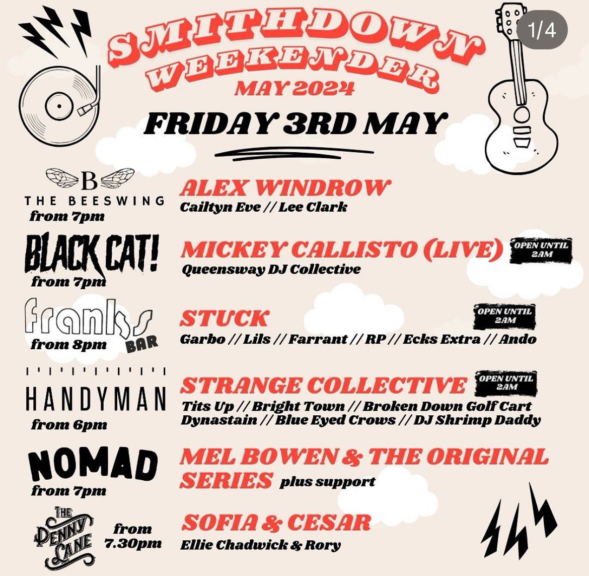 This Friday 3rd May
The Original Series 
Live at Nomad 
Smithdown Weekender 
Get in early people #radiofunk