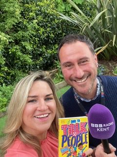 Lizzie Waterworth author of How to Talk so People Will Listen: And Sound Confident (Even When You’re Not) talking to presenter Phil Harrison for BBC Kent at the weekend and BBC South East today.⁦@LizzieWaterwor1⁩