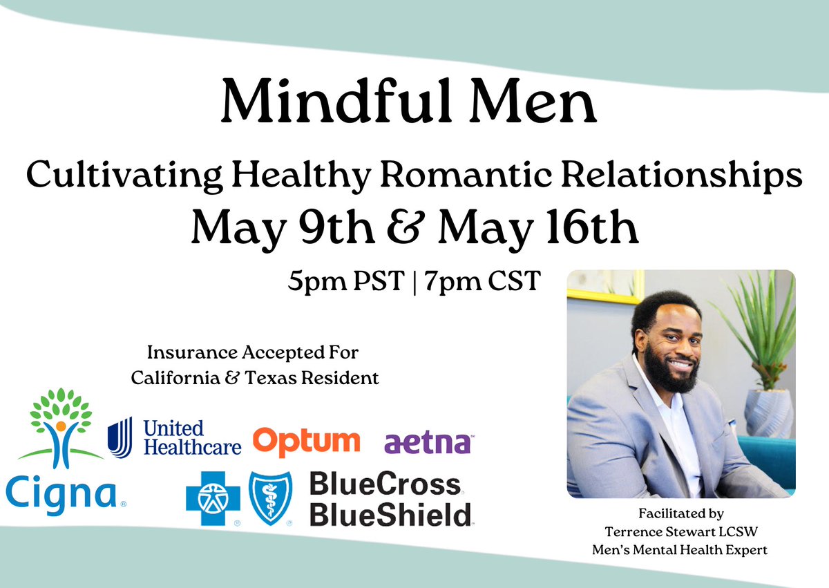 Excited to announce the Mindful Men group ! Hit the link to sign up 📈 bit.ly/44880Vy