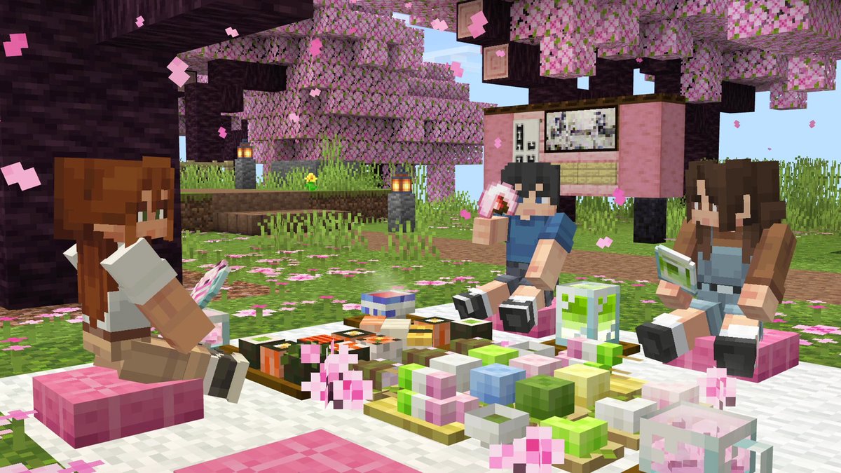 🌸🍵🍡
#Minecraft