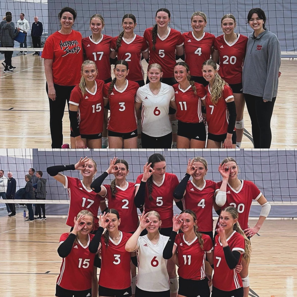 Went 3-0 at the Midwest Power League. #midwestpowerleague #16black #nebraskajuniors #clubvolleyball #volleyball @trinpieofficial