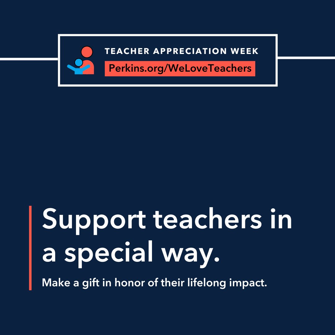 Perkins parents say it best: Our teachers and staff are incredible! Don’t miss your chance to honor a teacher or staff member who’s impacted your life. Make your gift today and it’ll be doubled, up to $5,000: bit.ly/44kqdit