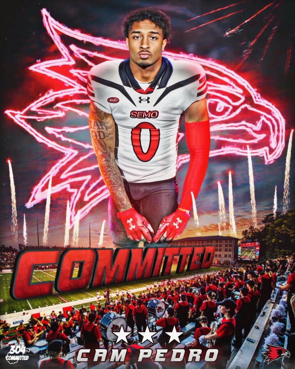 Marshall transfer wide receiver Cam Pedro has committed to Southeast Missouri State. 📸 @campedro0