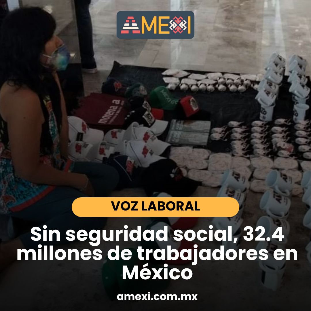 #VozLaboral 🗣️ | Sin seguridad social, 32.4 millones de trabajadores en México. Representan 54.1% de la población ocupada.
👉lc.cx/7OOmfb

#SeguroSocial #BienestarSocial #Trabajadores #DíaDelTrabajo #AMEXI