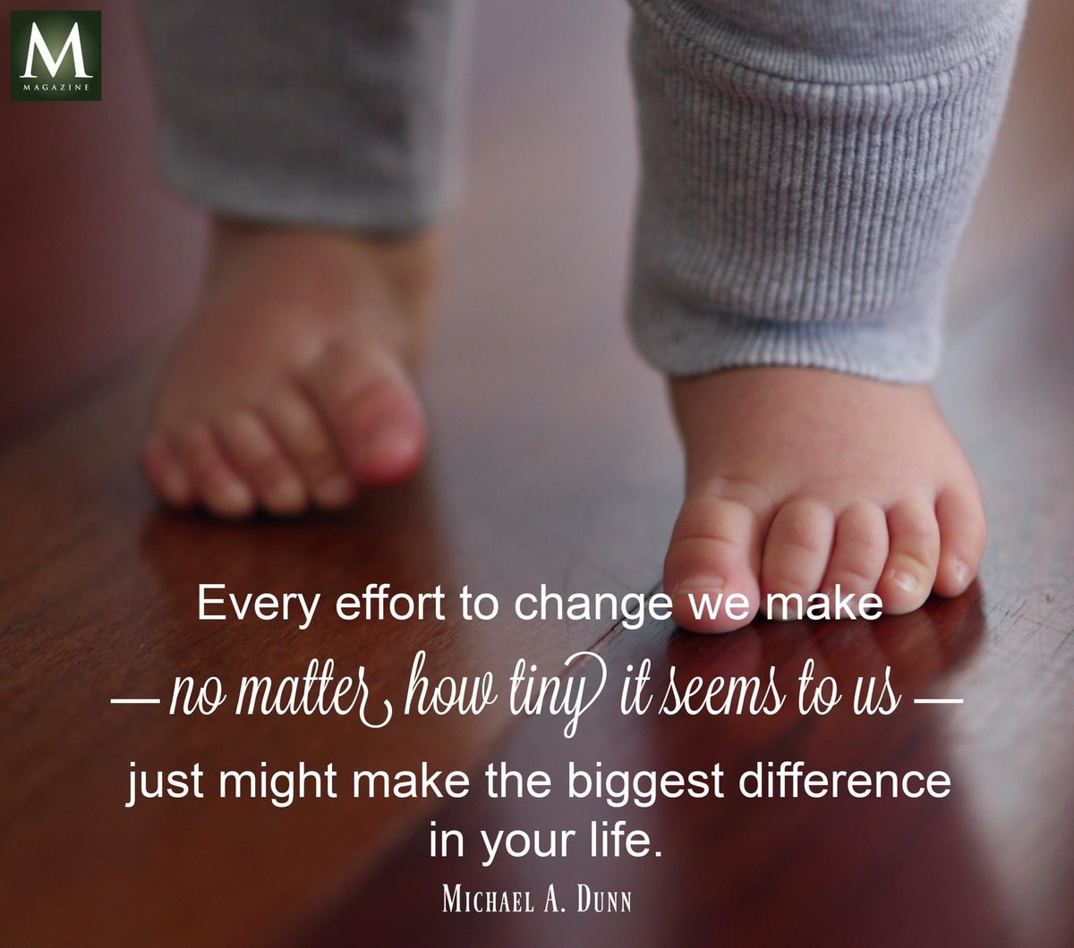 “Every effort to change we make — no matter how tiny it seems to us — just might make the biggest difference in your life.” ~ Elder Michael A. Dunn 

#TrustGod #CountOnHim #HearHim #ComeUntoChrist #ShareGoodness #ChildrenOfGod #GodLovesYou #TheChurchOfJesusChristOfLatterDaySaints