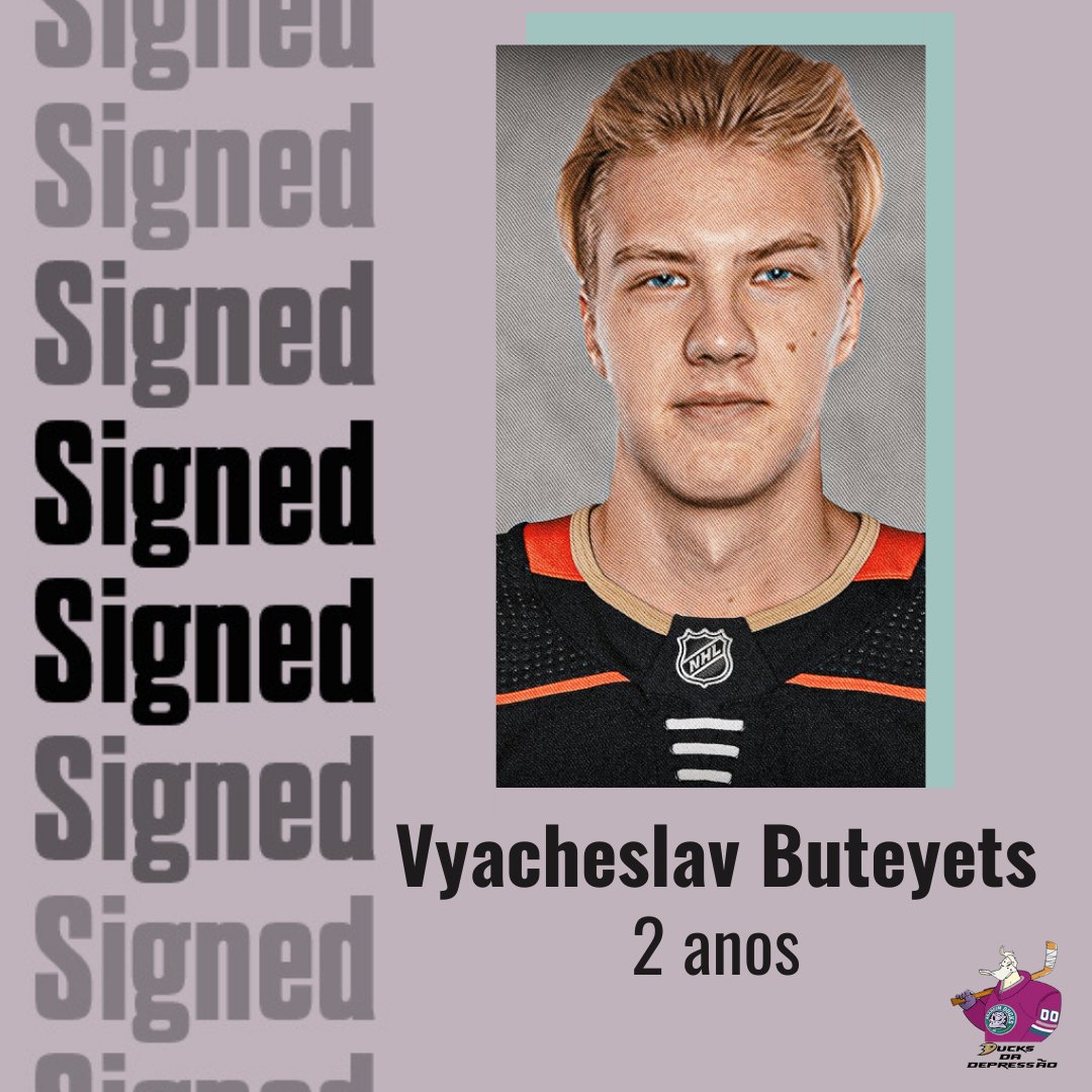 🖊️ Ducks assinaram contrato de 2 anos com o goleiro russo  Vyacheslav Buteyets.
Buteyets jogava pelo time Chelmet Chelyabinsk (VHL) e tinha recorde de 40-32-6 - 2,36 GAA - 0,923 (SV%) e 4 shutouts 2021-24.
To animado para ver ele no Gulls 
#flytogether