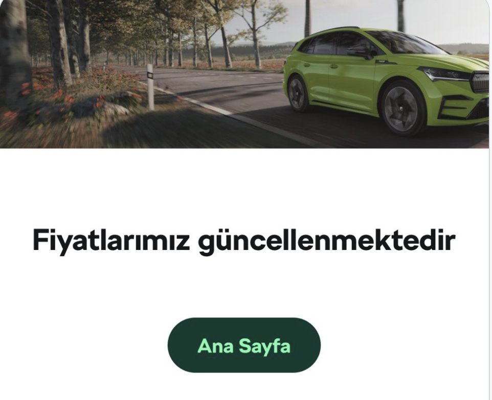 🚘 Skoda da zamları yüklüyor.