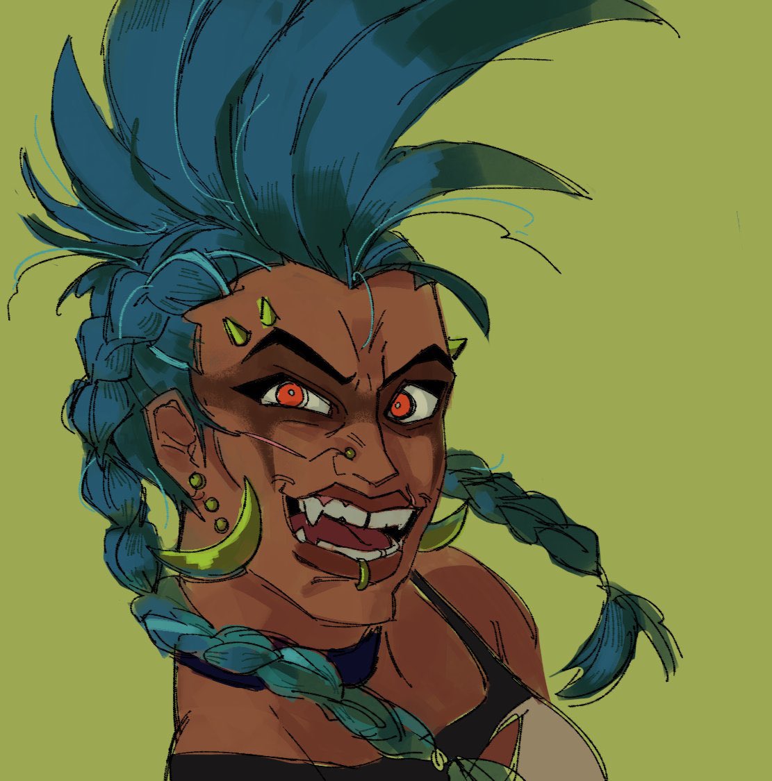 Also here’s my old one also drawn by @HrtMoira 🫶 #junkerqueen
