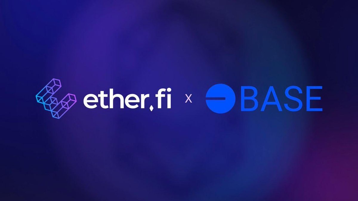 We are excited to announce ether.fi is live on @base! Users can now access the benefits of re-staking natively on Base (no bridging). ether.fi has also integrated with a variety of other protocols on Base including @aerodromefi @Balancer and…