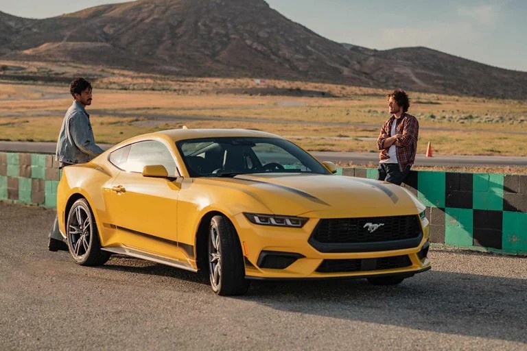 Unleash the thrill of speed with the 2024 Ford Mustang EcoBoost Fastback. Its turbocharged power and sleek design redefine driving excellence, delivering an unforgettable experience on every journey. Elevate your ride and ignite your passion for performance.