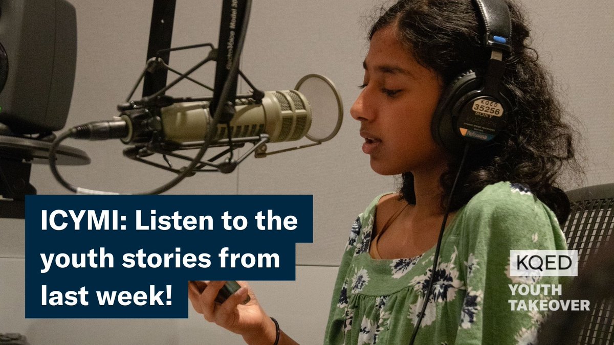 The 2024 #KQEDYouthTakeover has officially wrapped! It was an exciting week hearing students’ voices and perspectives on KQED's broadcast and digital channels--and you can hear them on the Youth Takeover Showcase! kqed.org/youthtakeover