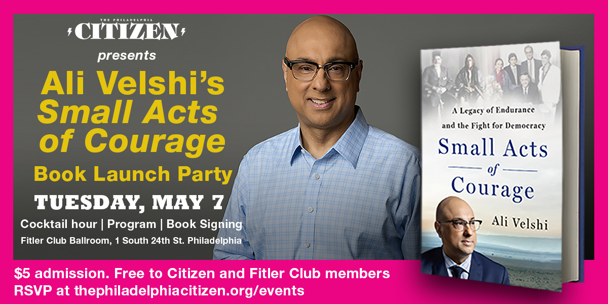 We're gearing up for @AliVelshi  book launch party on May 7.  Join us to grab a copy of his book, Small Acts of Courage: A Legacy of Endurance and the Fight for Democracy, and get it signed by Velshi himself.    
RSVP here: ow.ly/46Ha50Rk2kq
#msnbc #velshibannedbookclub