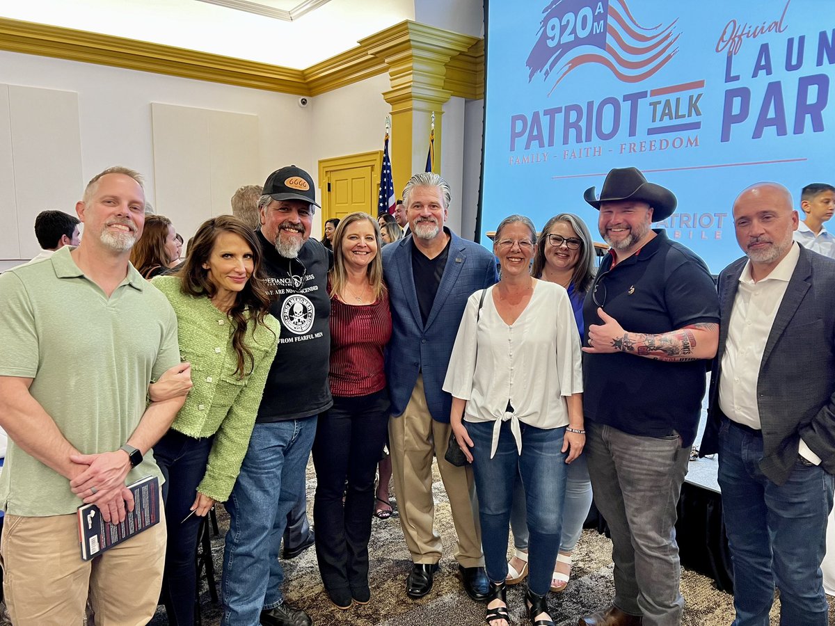 I am honored to have been invited to the @PatriotTalk920 launch party last night with @toddstarnes - we had a great time! The message Todd brought was on point on so many levels. And with so much hopelessness in our modern political climate… it was a message many patriots today