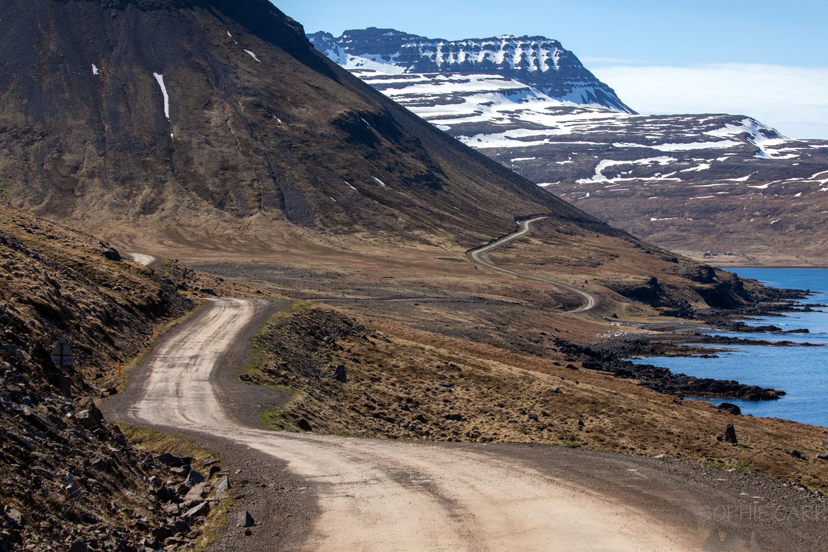 There are some truly brilliant roads in #Iceland. Not for everyone, but definitely for me :) This one is on the east side of the Westfjords heading towards Djúpavík.