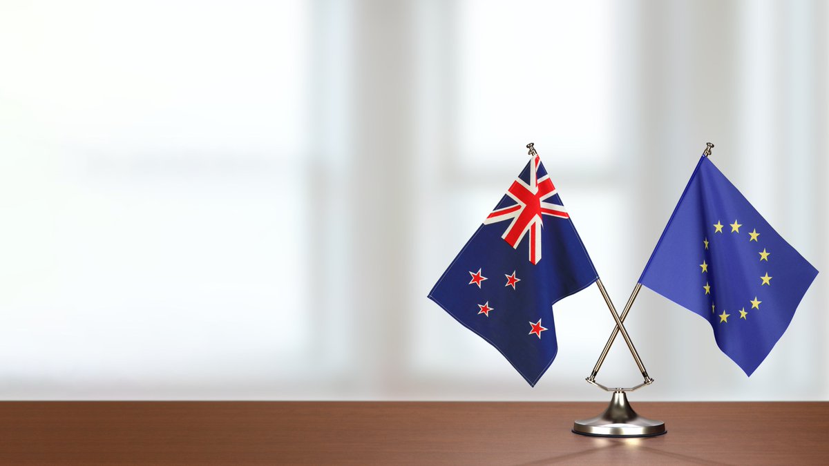 NZ’s free trade deal with the European Union cuts tariffs on 97% of 🇳🇿 current exports to 🇪🇺, and creates new opportunities for our world-leading goods and services exporters. #NZEUFTA ➡ mfat.govt.nz/nzeufta