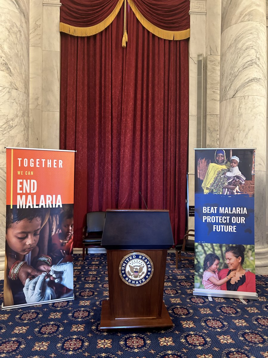 Today, we're highlighting the progress and possibilities toward malaria elimination with U.S. administration officials and members of Congress. Follow along ⤵️