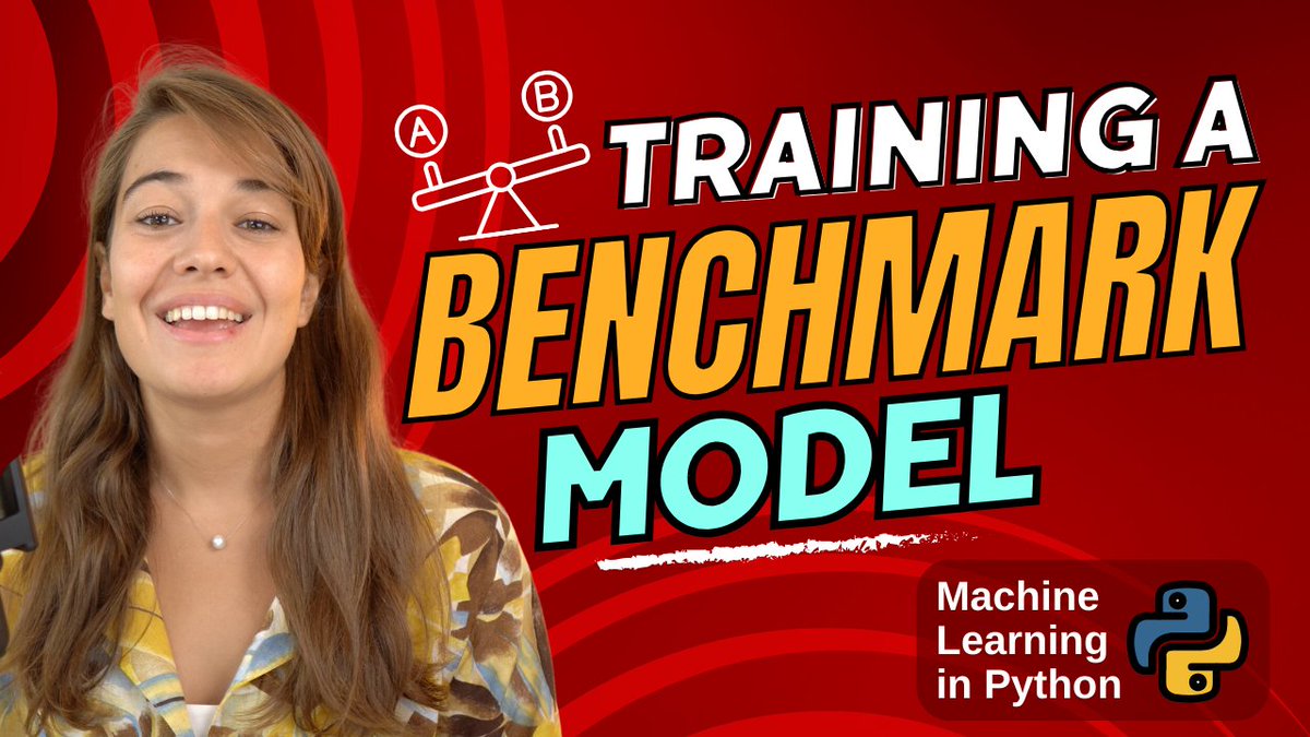 Next lesson: Setting up a benchmark model. Going live in 5 minutes! 👇 youtu.be/4pC4yeB1nzI