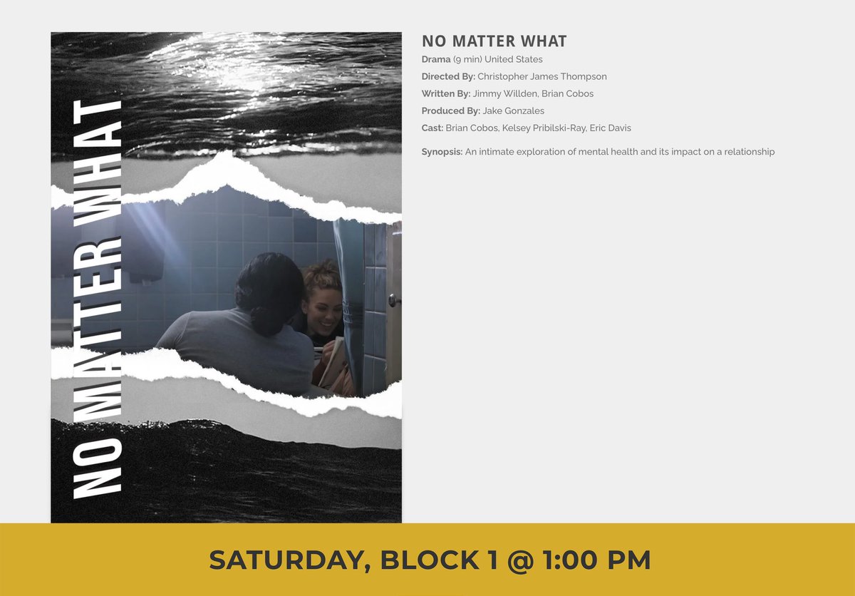 We screen this Saturday at the TCL Chinese theater! Very excited to make the California debut of this short film at the Beverly Hills Film Festival.