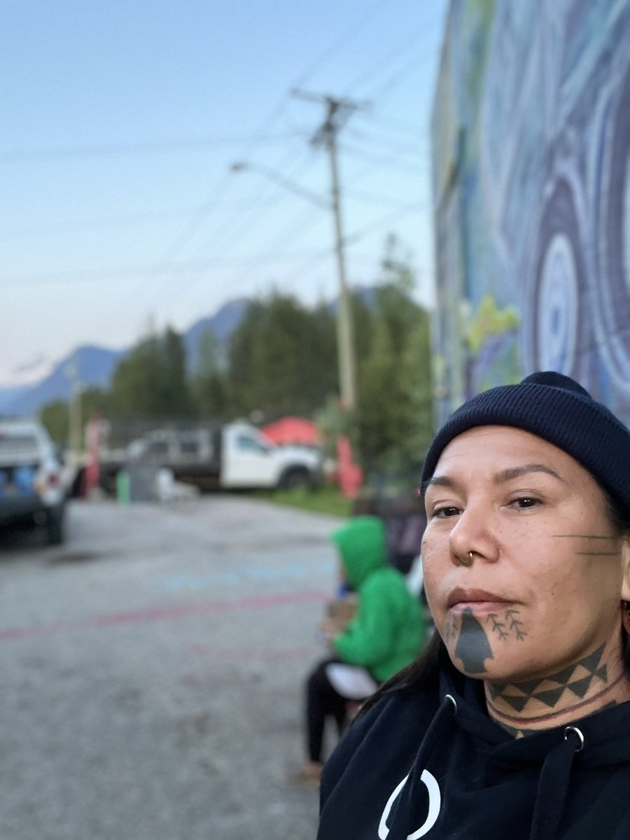 Kkkanada remains a white-supremest country, Indigenous Peoples are the true and rightful title holders of this land! There is no consent for trans mountain illegal bitumen pipeline. #TinyHouseWarriors Unceded Secwepemc Territory