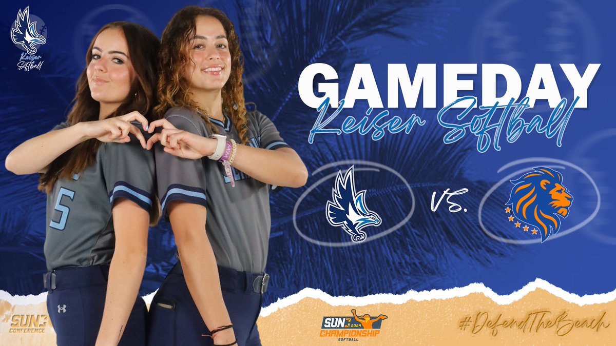 The postseason starts today! ARE YOU READY???? 🏆 Sun Conference Tournament 🆚 Florida Memorial ⏰ 11:00 AM 📍 Clearwater, Fla. 🏟️ Eddie C. Moore Softball Complex 🎥 bit.ly/3VwDe4g 📊 bit.ly/3YeINF1 #DefendTheBeach #24in24