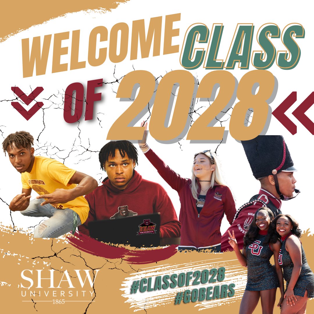 Today, we warmly welcome all the new members of the Shaw University family as you join our vibrant community. Get ready for an unforgettable journey filled with growth, learning, and endless possibilities! 🌟 #ShawU #NationalDecisionDay #NewBears