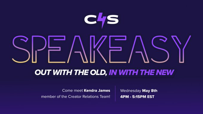 Join us for our May Speakeasy, hosted by @KendraJamesxox.   May 8th | 4PM EST|  Get a sneak peek preview<a class="tags" href="/tag/kendrajamesxox">@kendrajamesxox</a>