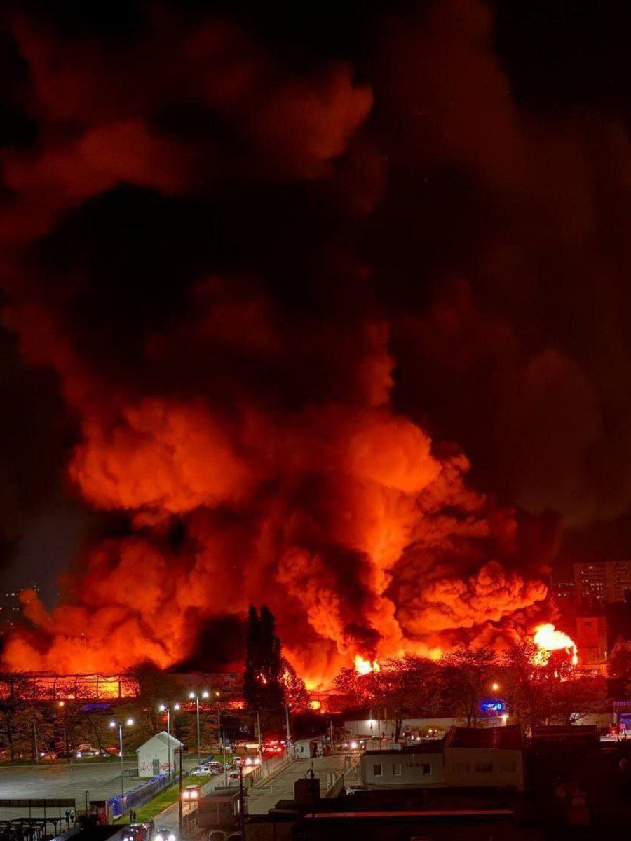 🇺🇦💥 The fire in Odessa can't be put out at the moment. How much explosives was in that $61B 'Humanitarian Aid' sent to Ukraine?