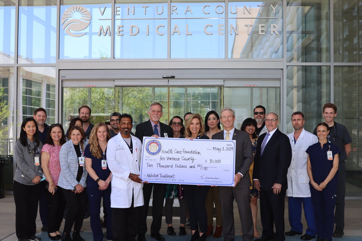 The Ventura County District Attorney's Office announced today a distribution of $10,000 to the Health Care Foundation. Funding is made available from money seized in drug crimes and will support Ventura County Medical Center addiction services. READ MORE: vcdistrictattorney.com/wp-content/upl…